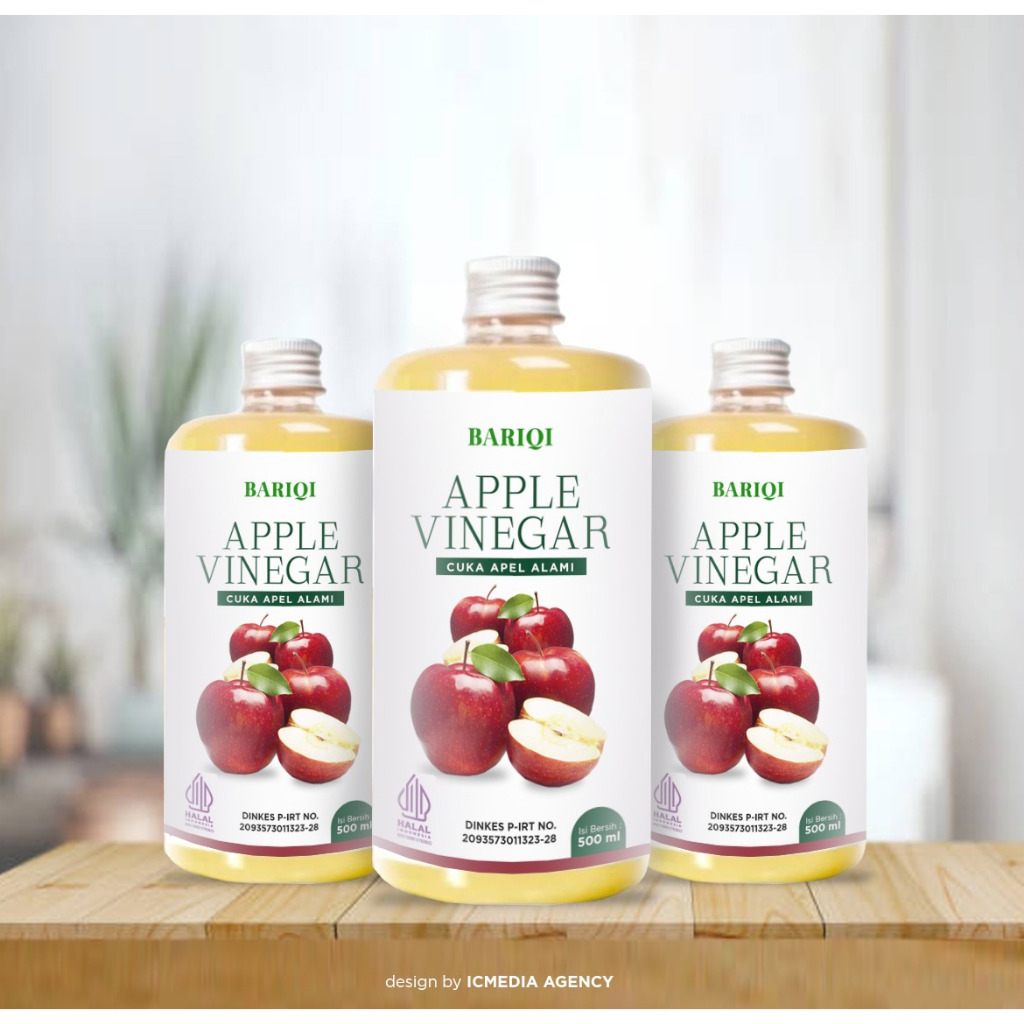

Cuka Apel Bariqi Murni Original 500ml Cuka Apel Organik With the Mother Cuka Apel Batu Malang ( Anti Kolesterol, Asam Urat, Herbal Stamina Extra Virgin