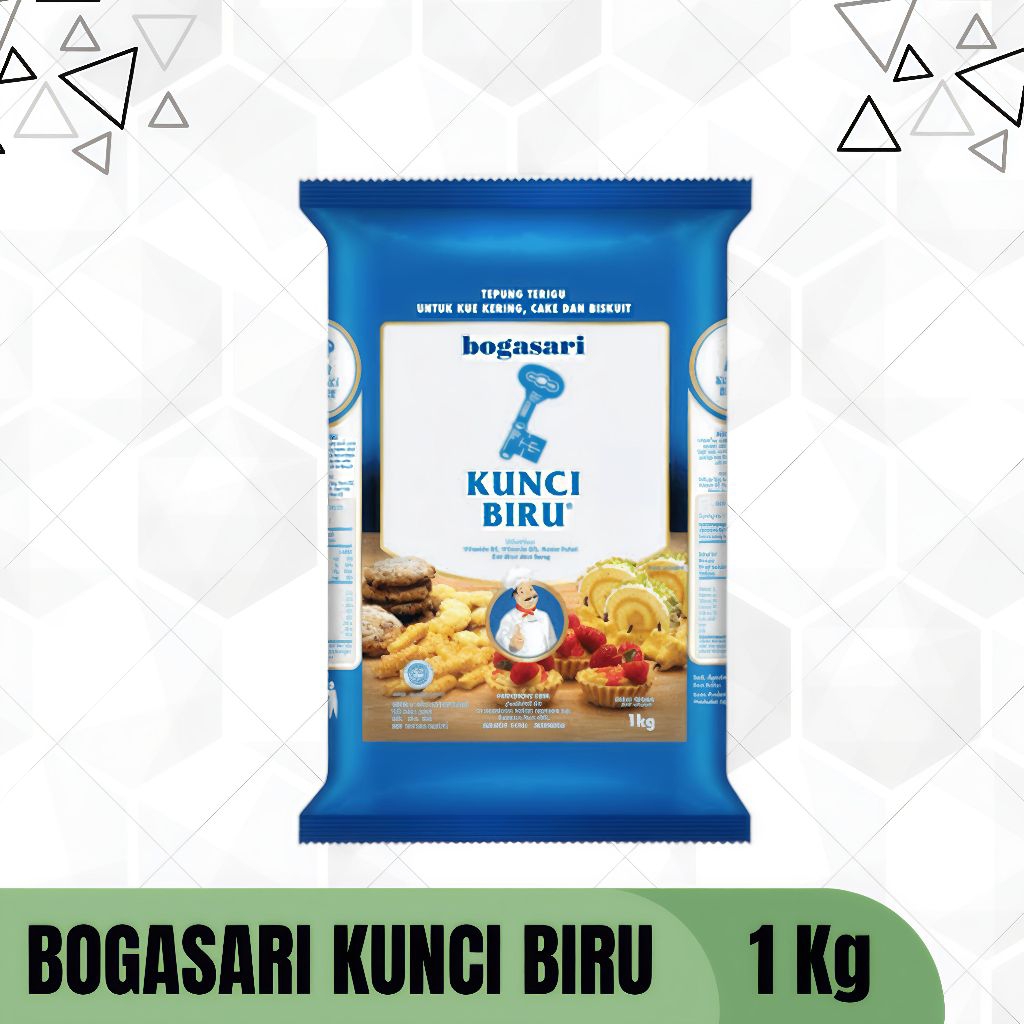 

Bogasari Kunci Biru Tepung Terigu 1Kg - Tepung Terigu
