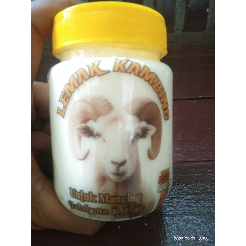 LEMAK KAMBING 200 ML 100 ASLI / UMPAN MANCING GALATAMA LELE PATIN MAS BAWAL DLL & UMPAN MANCING LIAR