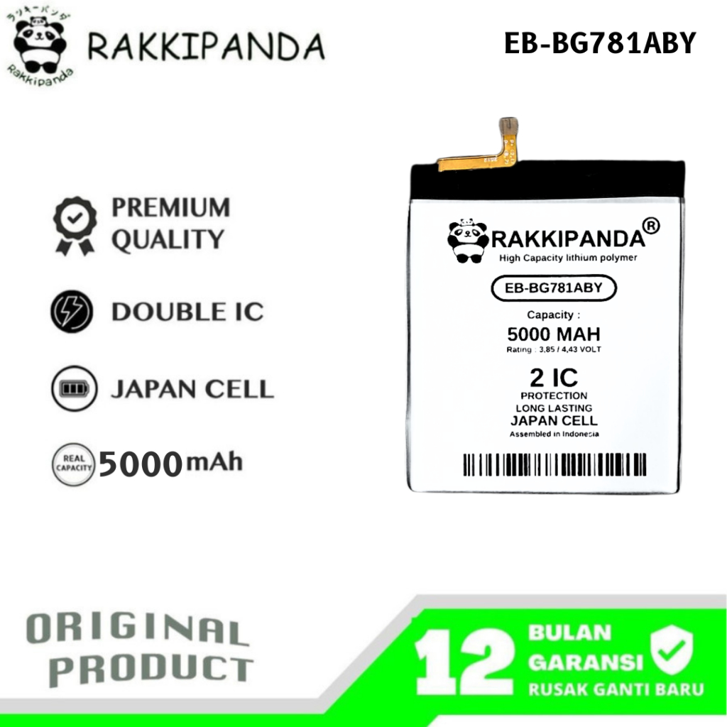 RakkiPanda - EB-BG781ABY Samsung S20 FE / A52 4G / A52 5G / A52S 5G Batre Batrai Baterai