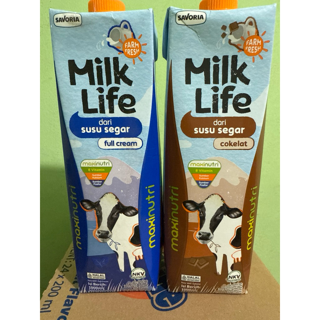 

Susu Milk Life UHT 1000 ml/1 Liter [KARTON] [Kurir Instant/Sameday]