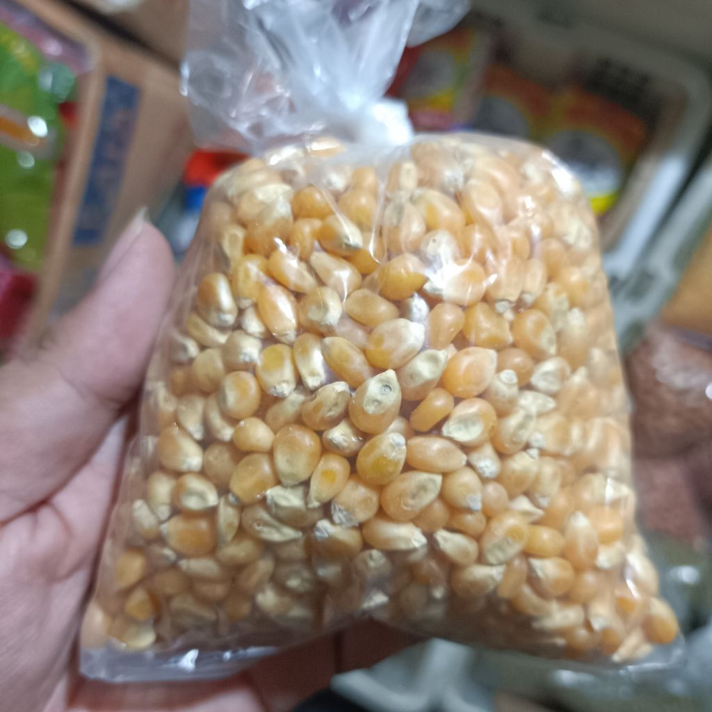 

Jagung Popcorn Biji Jagung Kering Untuk Pop Corn 250gr