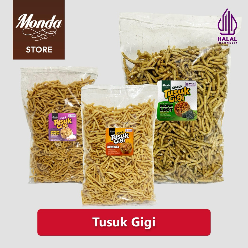 

Tusuk Gigi Monda 500 gr-rentengan (Rumput laut-Balado)