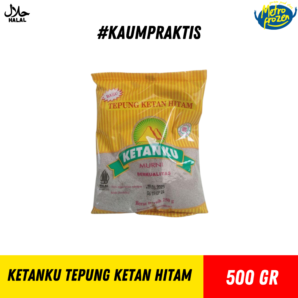 KETANKU Tepung Ketan Hitam 250gr //tepung ketan hitam