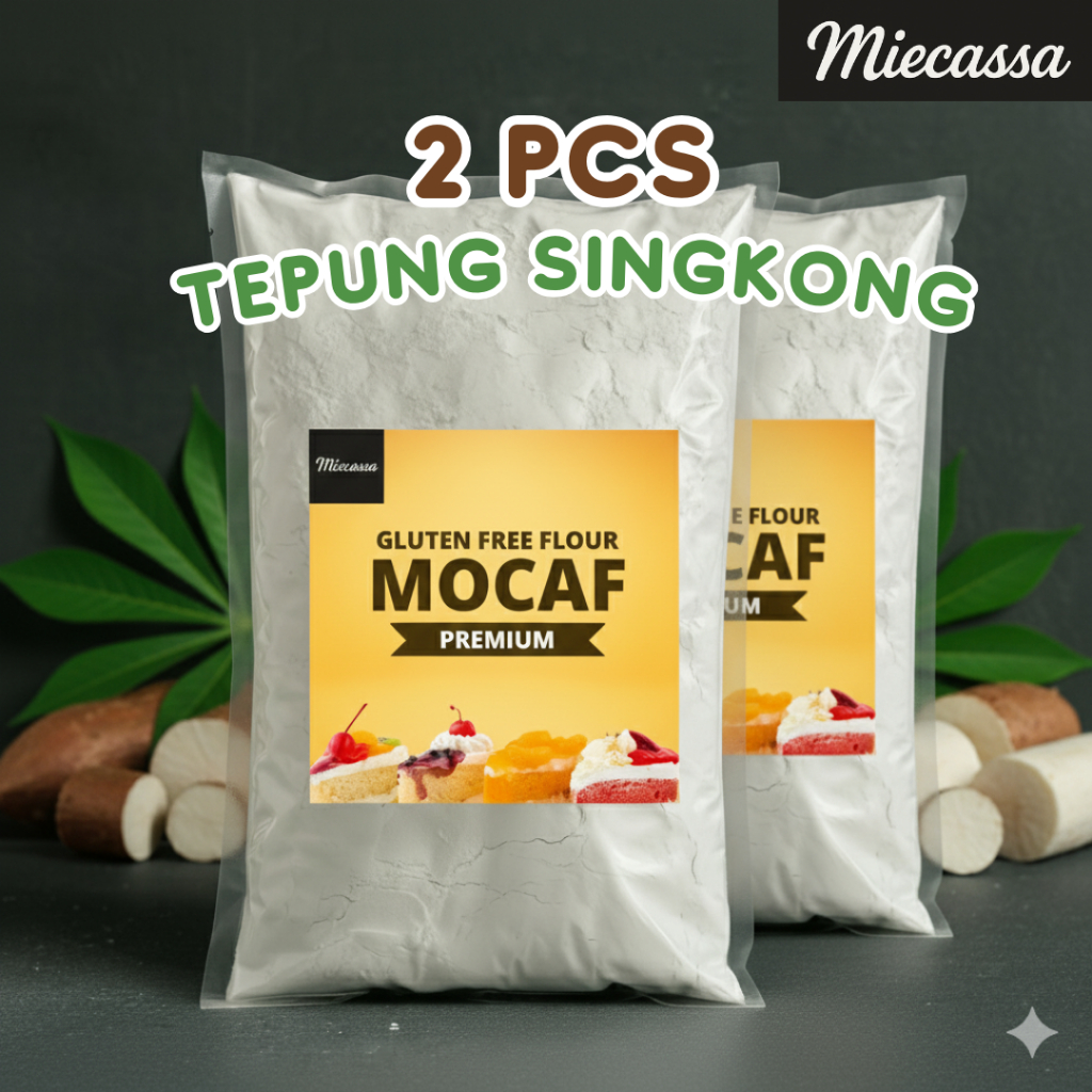 

2 Pcs - Tepung Singkong 2Kg - Gluten Free - Pengganti Terigu