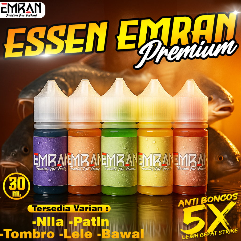 Essen Emran Premium Umpan Ikan Lele Nila Patin Bawal Tombro Super