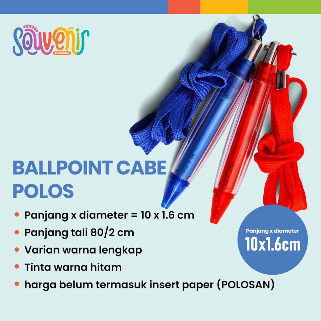 

Ballpoint CABE Bolpen Pulpen Pena Promosi harga murah