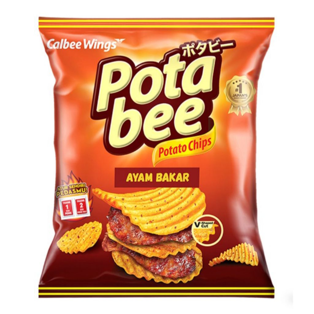 

Potabee Keripik Kentang Ayam Bakar 68 g