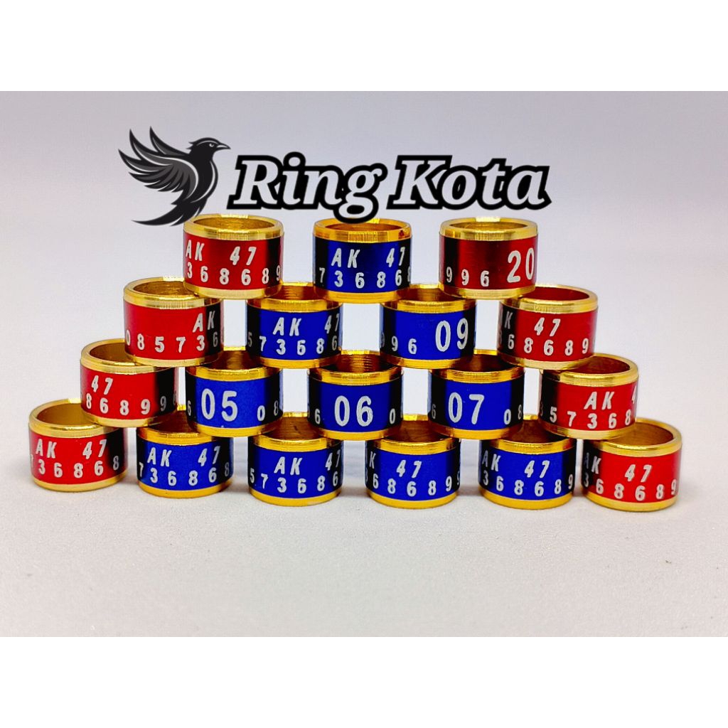 RING BURUNG MERPATI,KENARI,PERKUTUT,MURAI DLL MODEL LASER MK