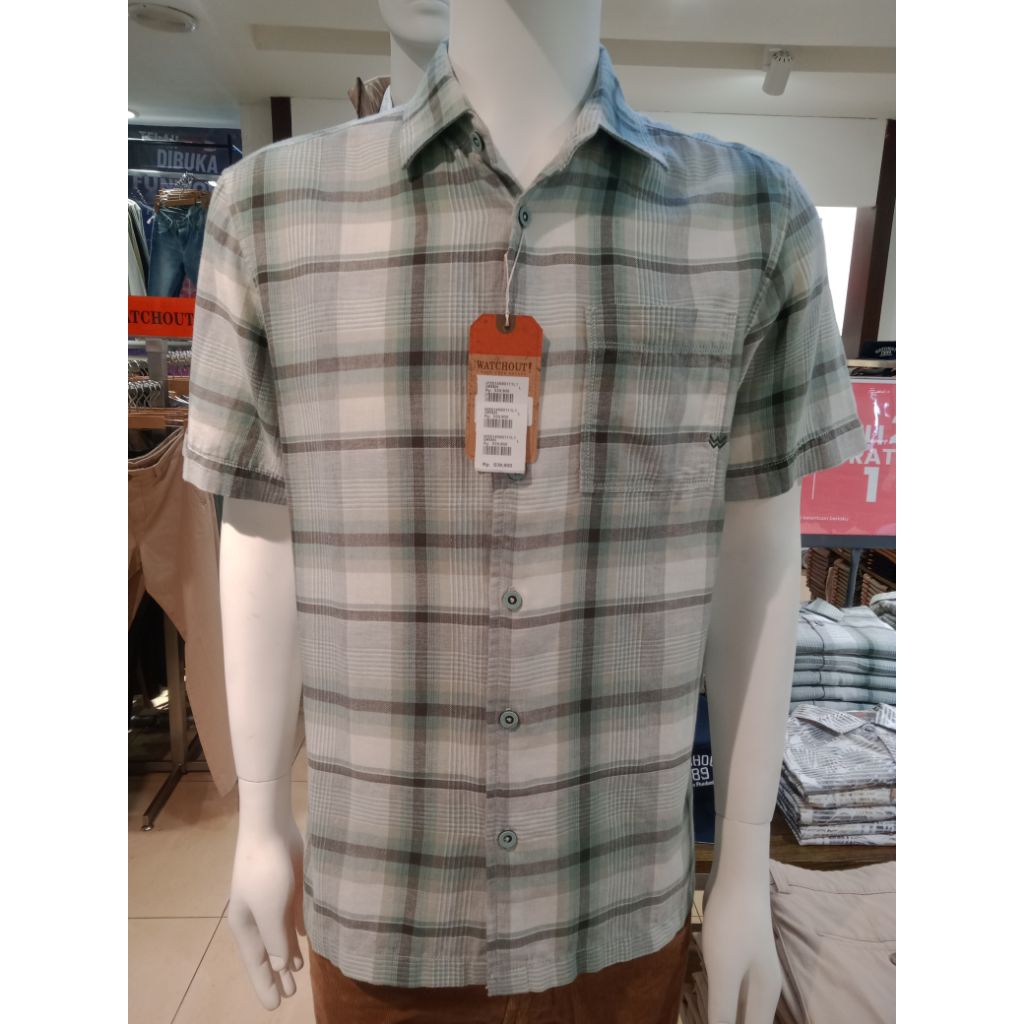 Watchout Kemeja Pendek Kotak-kotak WS514580111