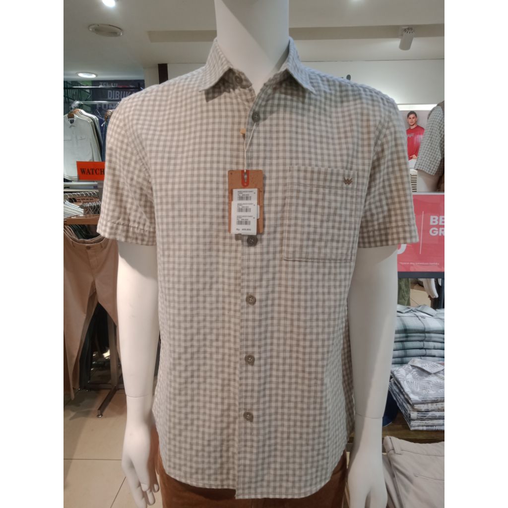Watchout Kemeja Pendek Kotak-kotak WS514630104