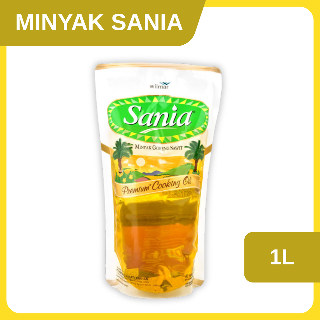 

Sania Minyak Goreng Sawit Premium 1 Liter/Pouch Cooking Oil