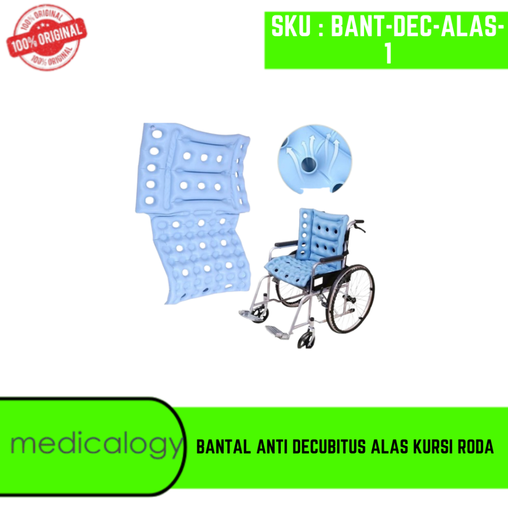 Bantal Anti Decubitus Alas Kursi Roda Wheelchair Cushion Bantal Wasir