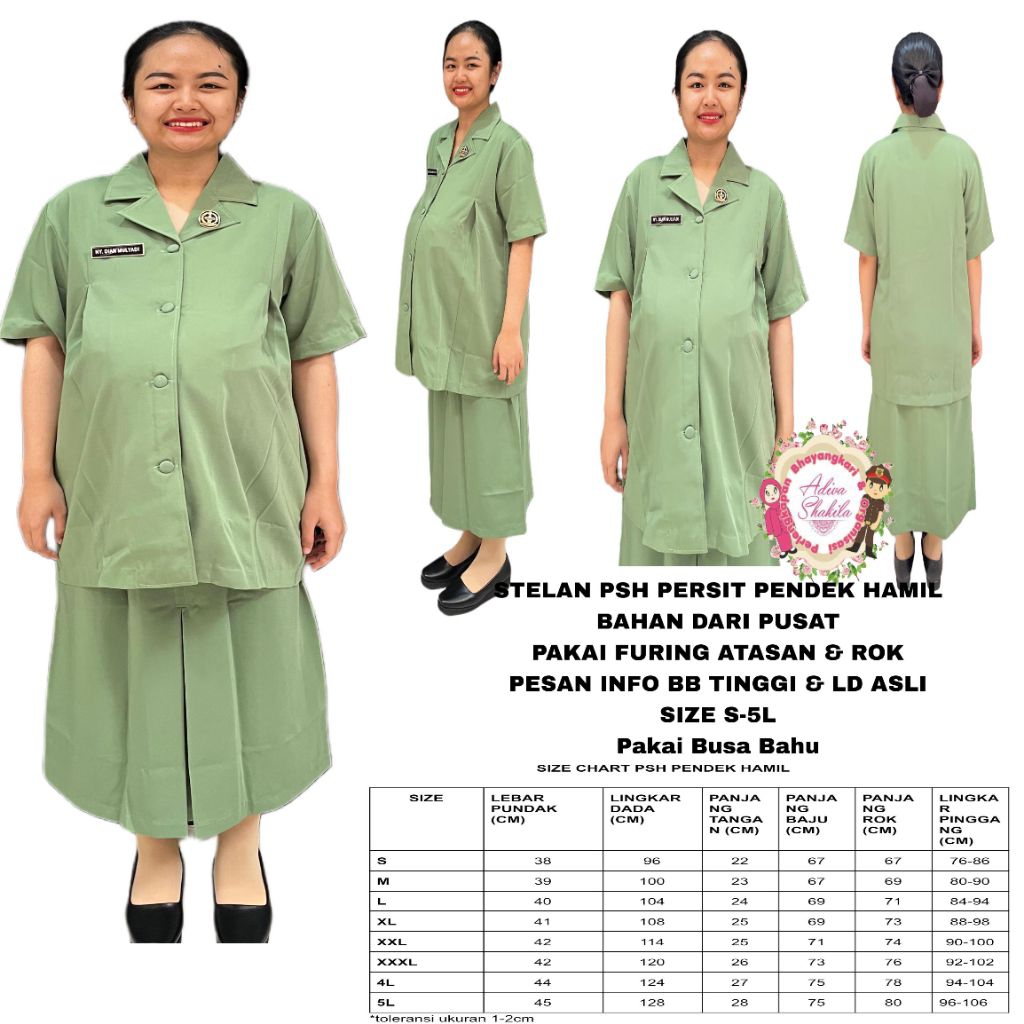 ADIVA -- STELAN PSH PERSIT PENDEK HAMIL