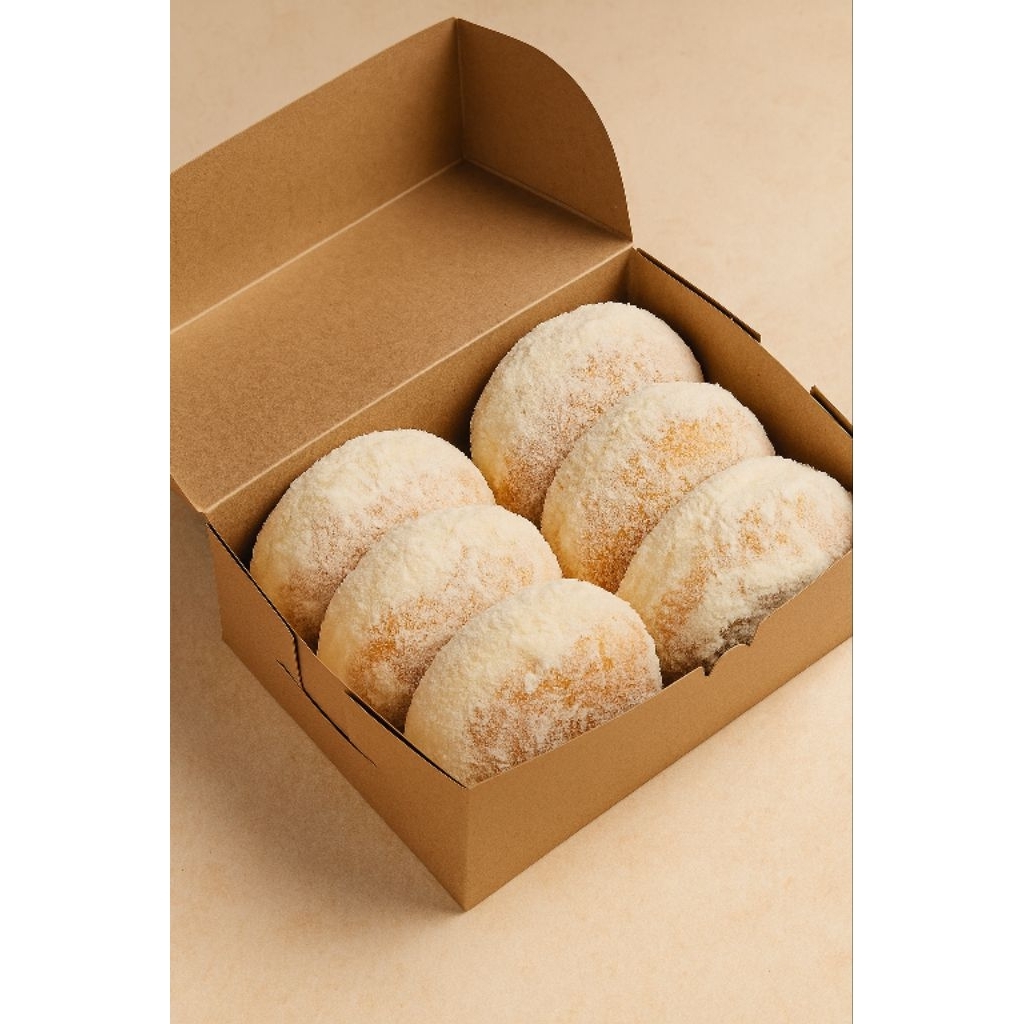 

6 pcs DONAT SUSU premium super lembut dan empuk LEMBUT EMPUK