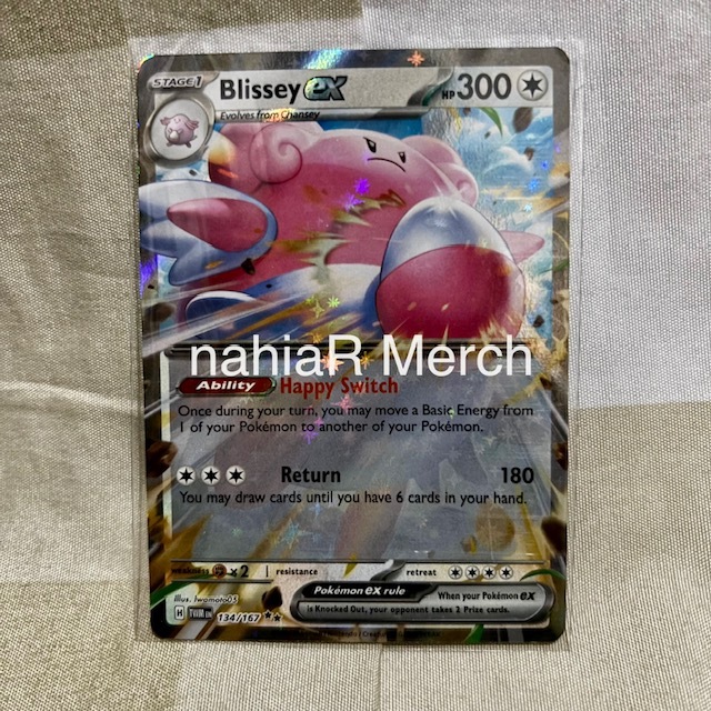 Pokemon TCG English Blissey ex TWM 134/167 RR Twilight Masquerade