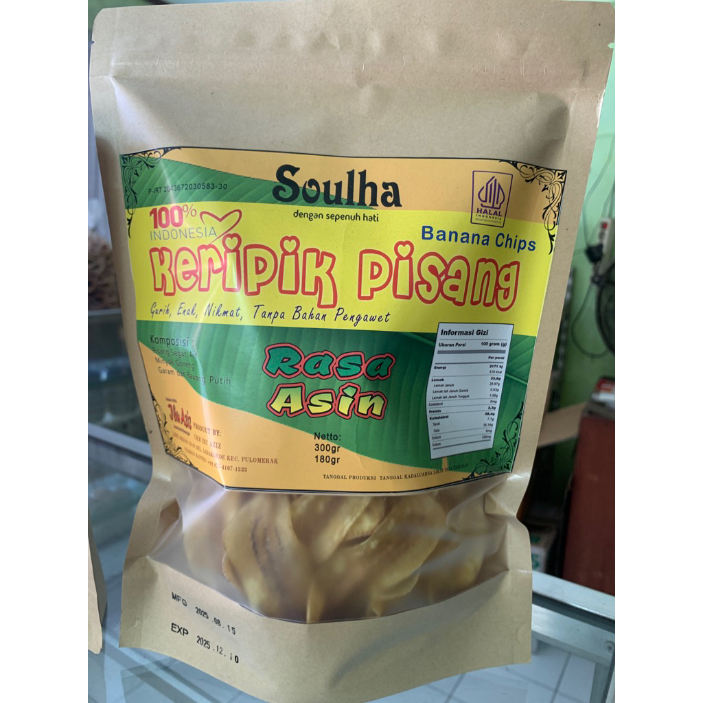 

Kripik pisang ASIN,MANIS