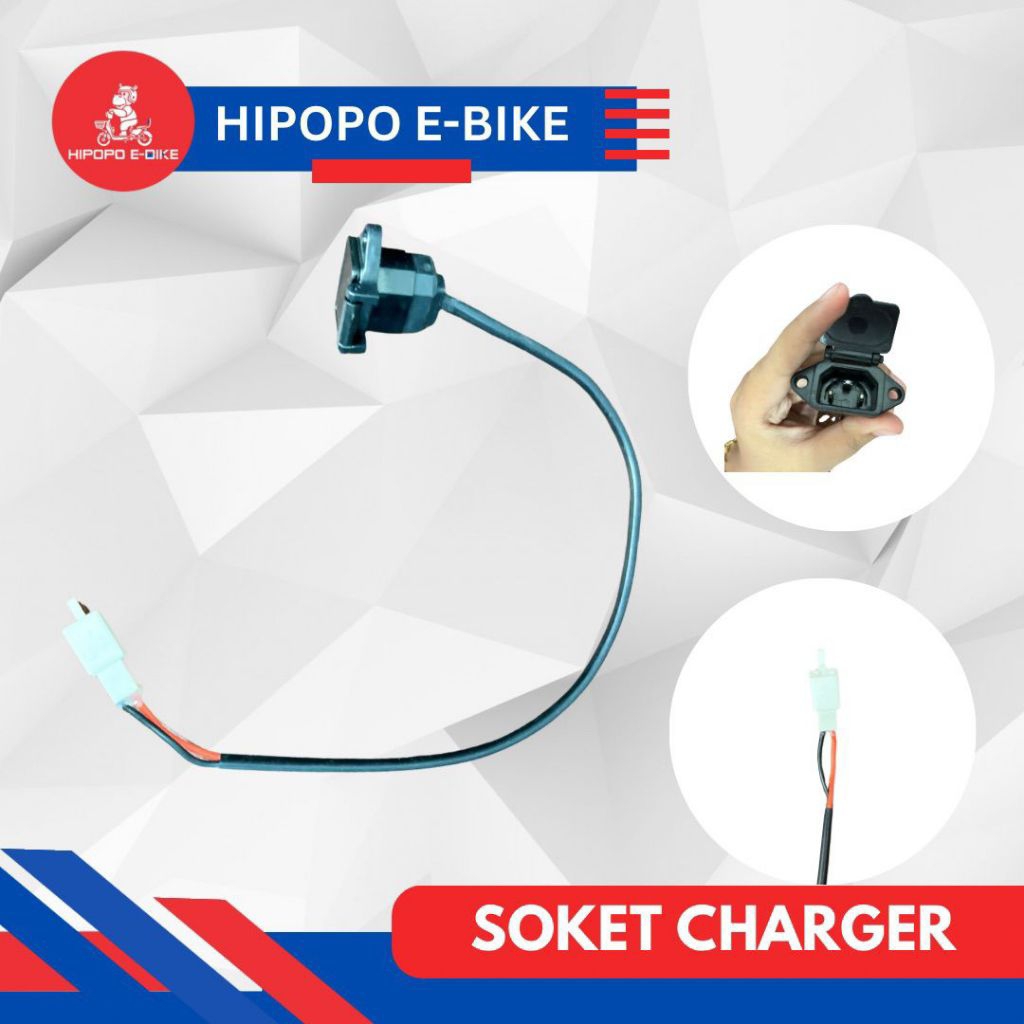 Soket Charger Sepeda Listrik Universal | UWINFLY GODA EVOLITE SUNRACE EXOTIC