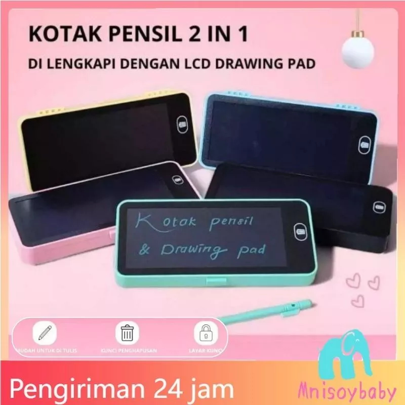 

Kotak Pensil 2in1 Dengan Papan LCD Kreatif Anak