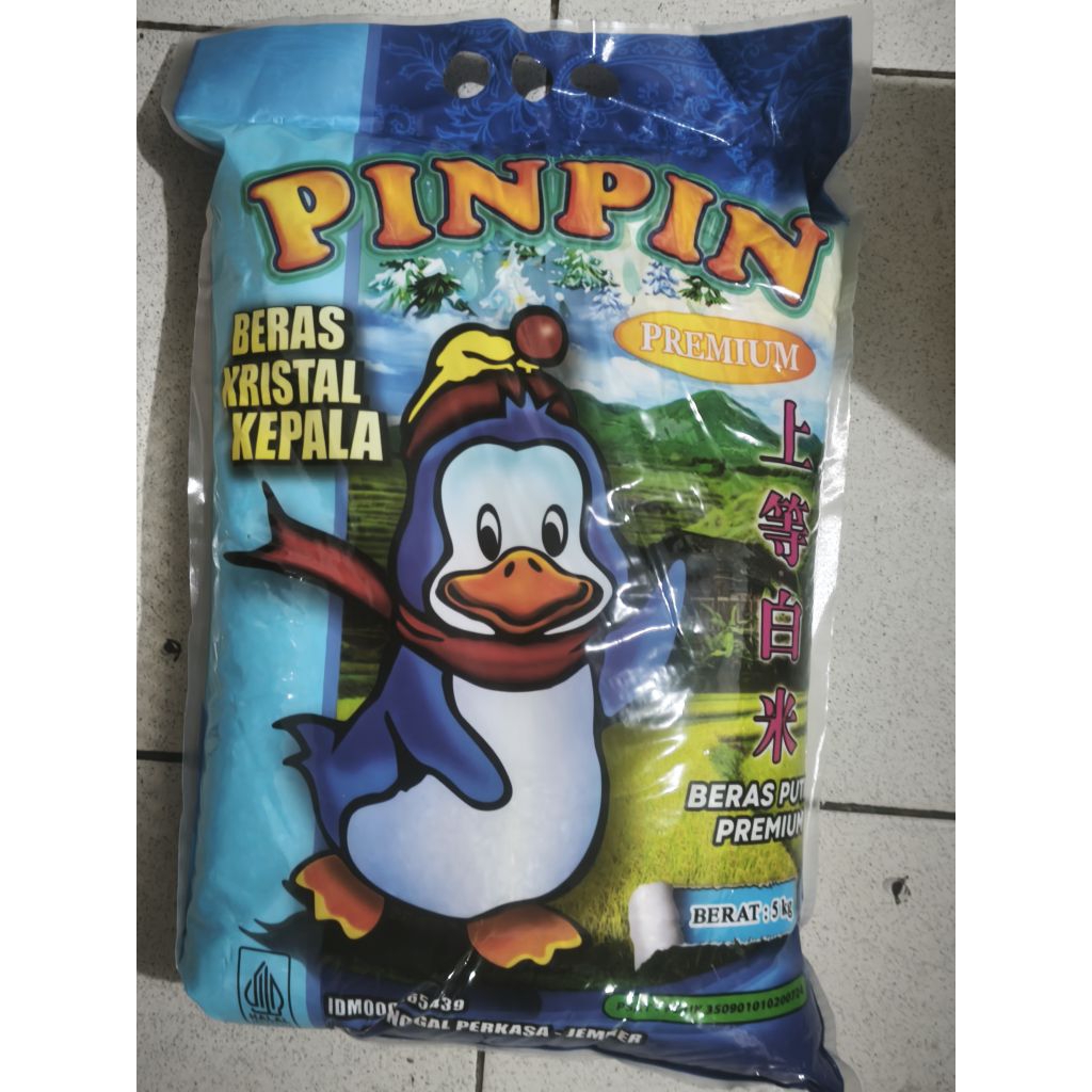 

beras premium pin pin kemasan 5kg