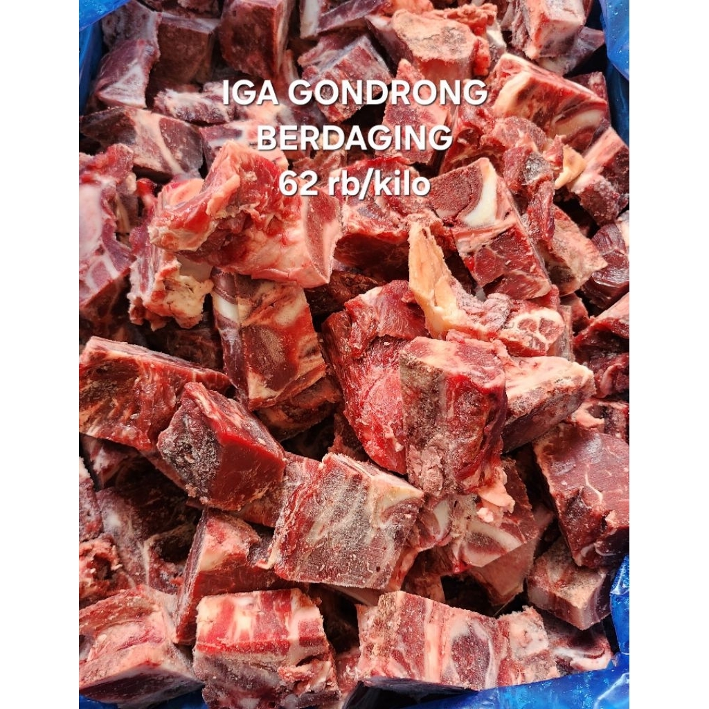 Iga gondrong premium berdaging