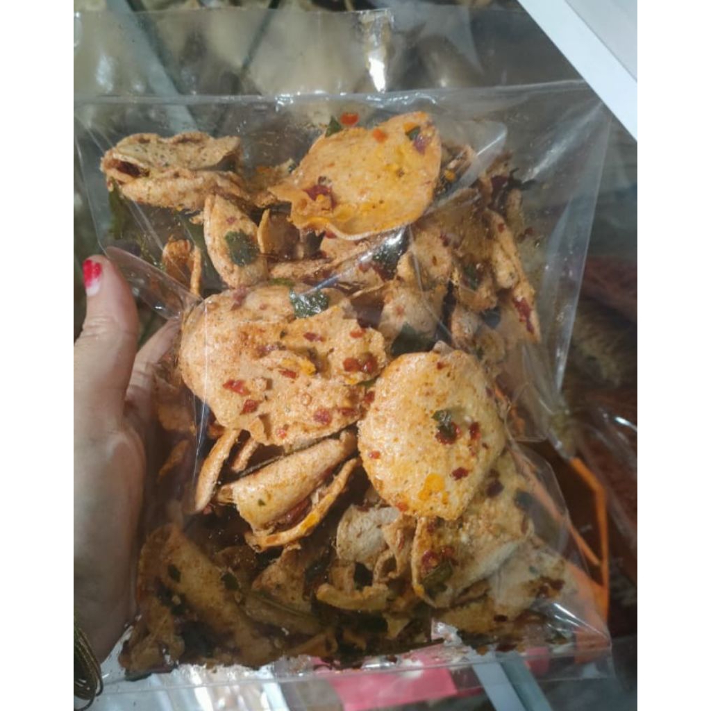 

250 gr basreng pedas daun jeruk