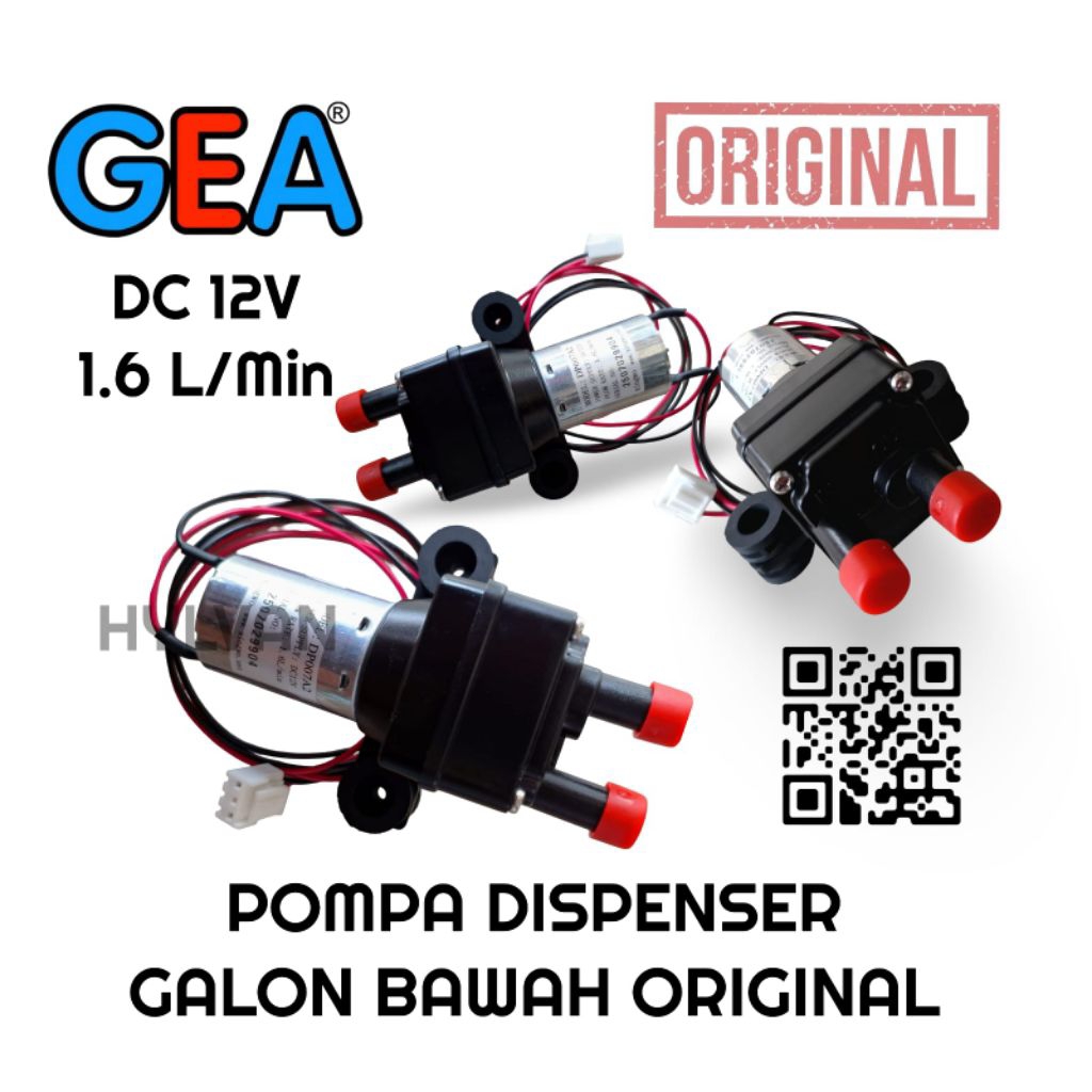 POMPA DISPENSER GALON BAWAH ORIGINAL GEA