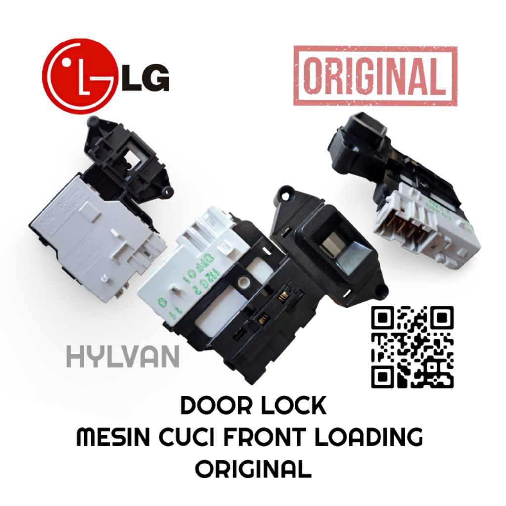 DOOR LOCK MESIN CUCI FRONT LOADING LG ORIGINAL