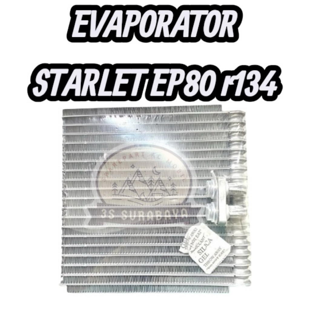 Evaporator Starlet Ep 80 R134 Evap Cooling Coil Ac mobil (Baru/New)