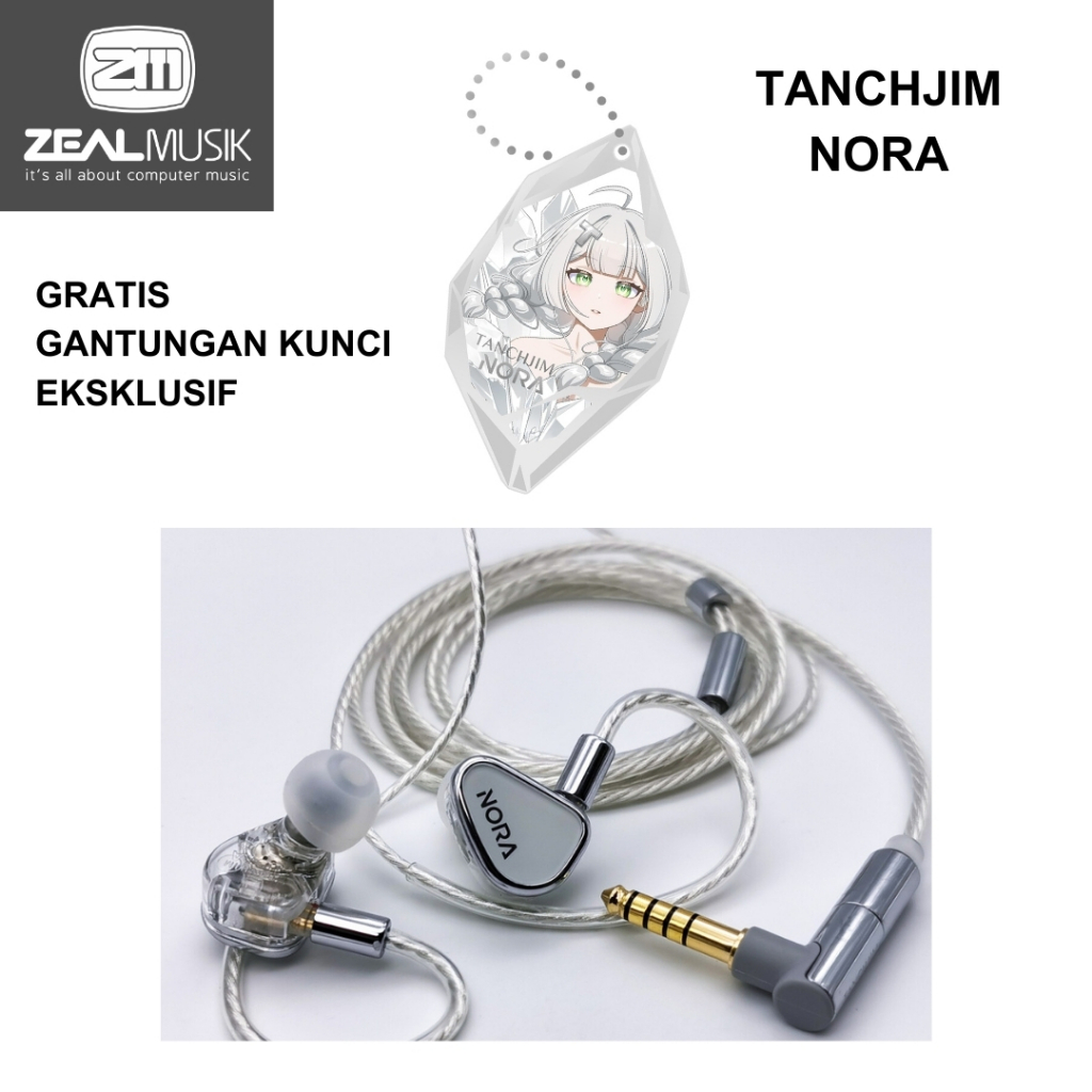 Tancjim NORA - DMT5 Dynamic Driver In Ear Monitor FREE Gantungan Kunci Eksklusif - Zeal Musik Jogja