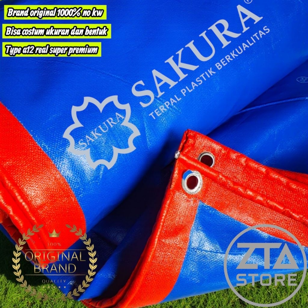 Terpal a12 super sakura terpal  kualitas paling tebal terpal korea terpal super premium terpal kolam