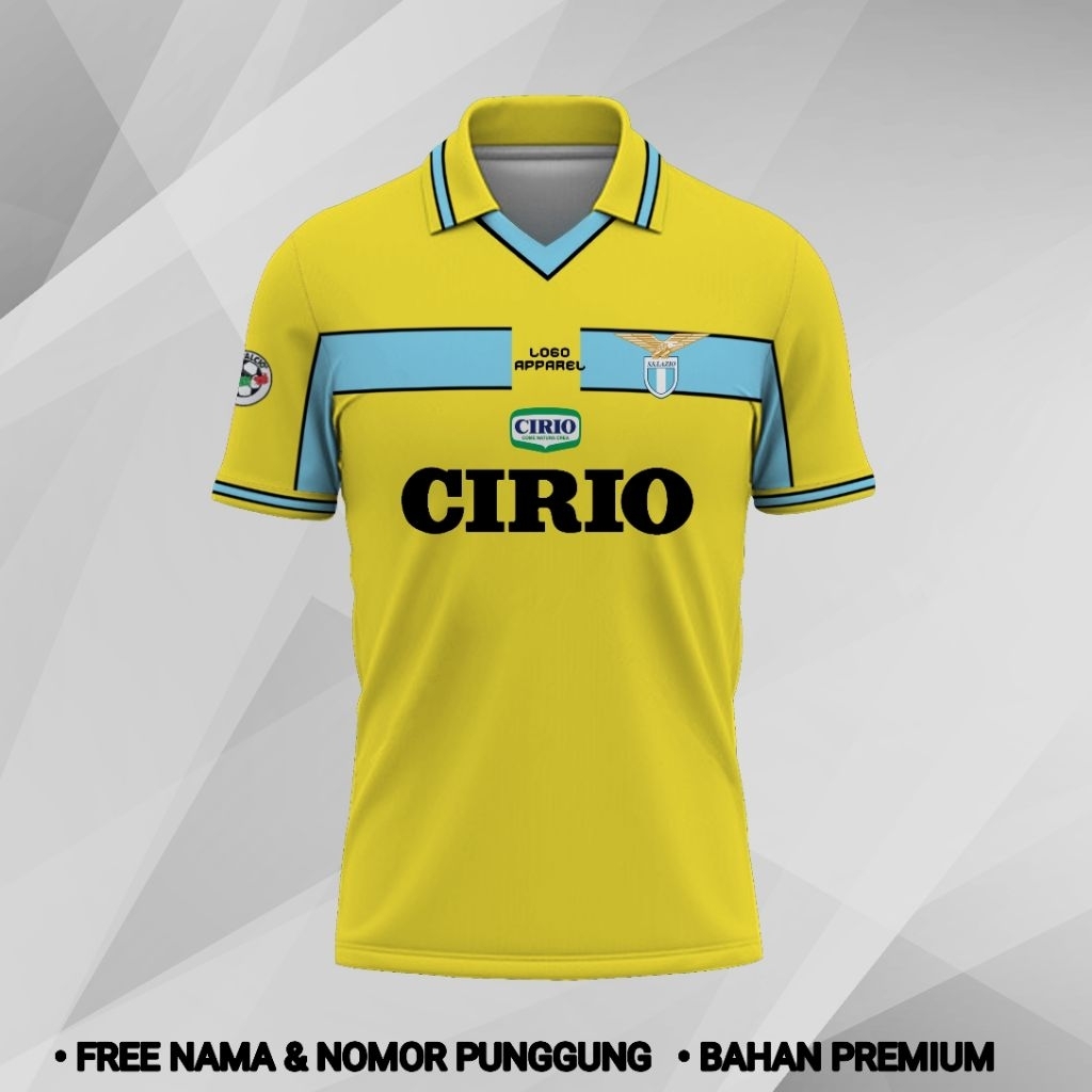 Jersey Bola Lazio 1998 Away Full Printing
