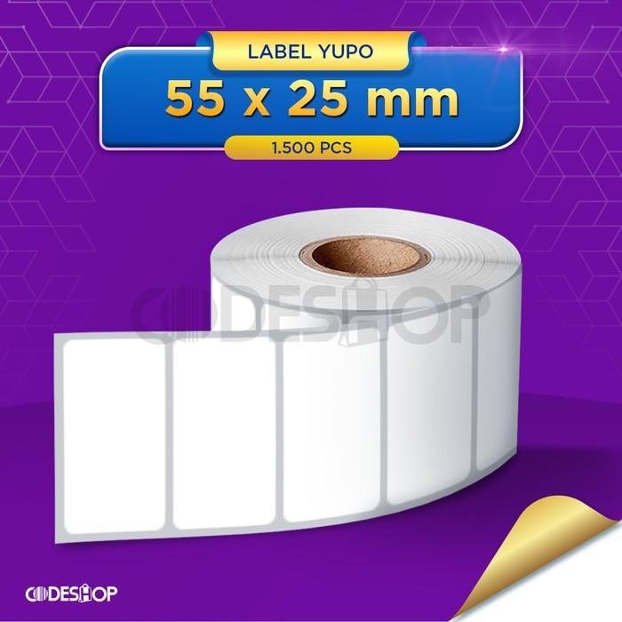 

JUAL LABEL YUPO 52X25 1LN FO CORE 1" PERFORATED