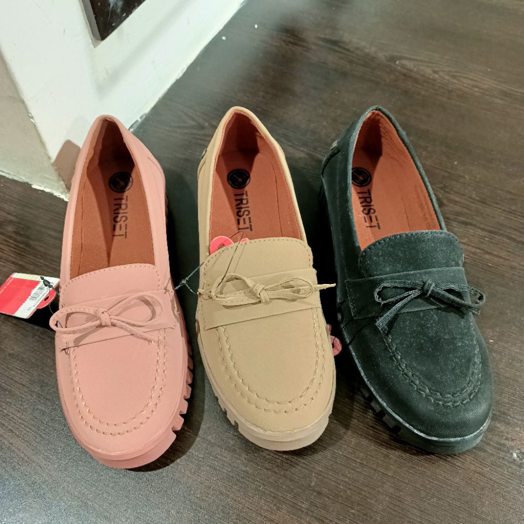 sepatu wanita loafer TRISET original matahari