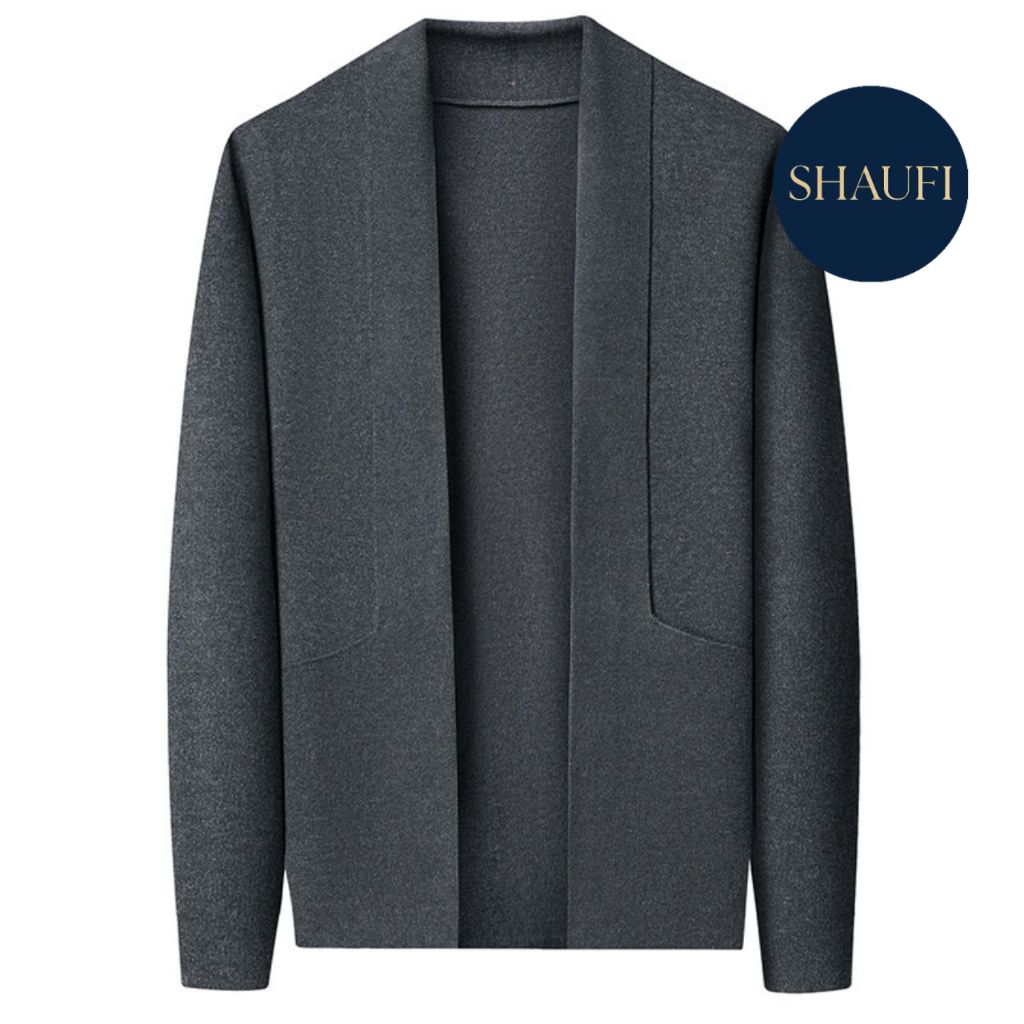 Sweater blazer pria/Sweater rajutan/Sweater blazer rajut