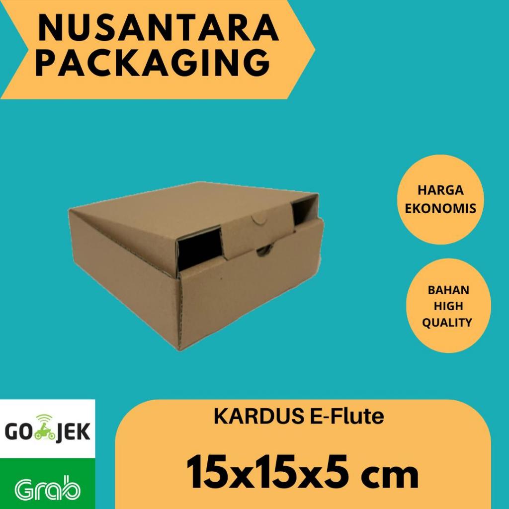 

KARDUS 15x15x5 cm / BOX KARTON CORUGATED DIE CUT / AKSESORIS