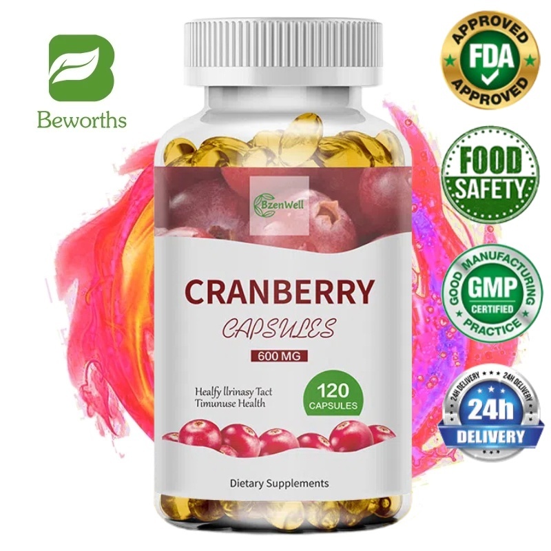 Beworths Kapsul Cranberry Tinggi Kandungan Vitamin C, Melindungi Kesehatan Sistem Kemih dan Kandung 