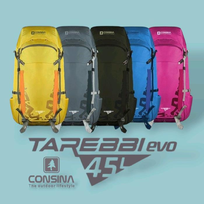 CONSINA CARRIER TAREBBI EVO 45L TAS RANSEL GUNUNG ORIGINAL