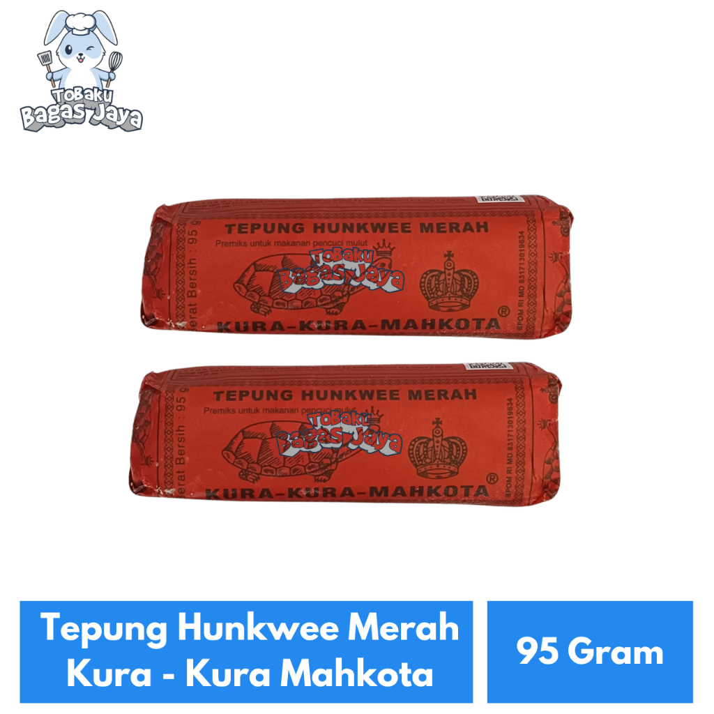 

Tepung Hunkwee Kura Kura Mahkota Merah 95 Gram