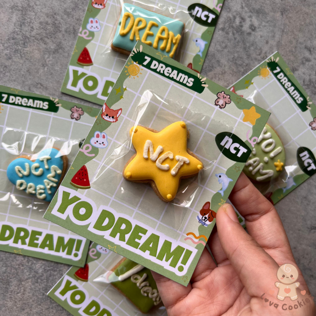 

NCT Dream - Photocard Cookies TDS4 Edisi Terbatas dengan Kartu Background dan 5 Pilihan Karakter Lucu untuk Koleksi Anda