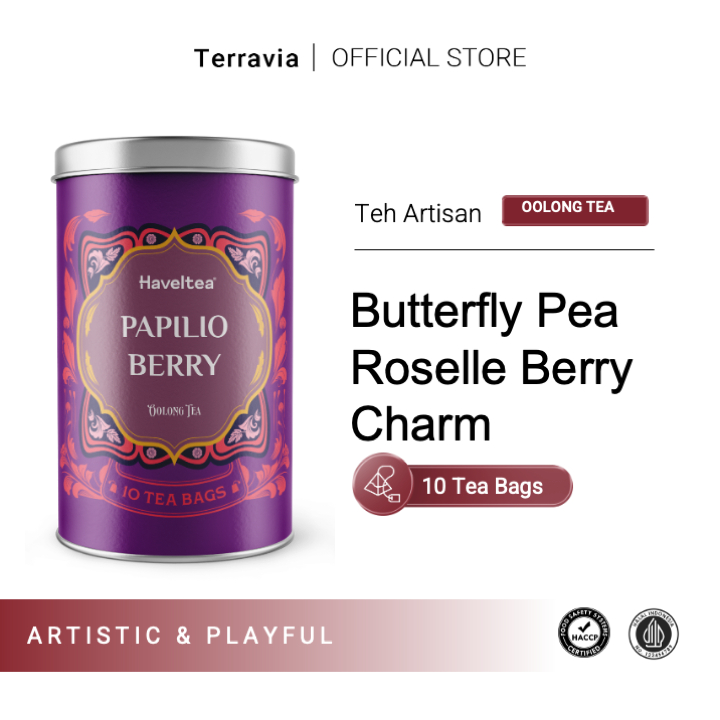 

Haveltea Papilio Berry Mixed Berry Fruit Tea Teh Buah Campuran Premium Blend