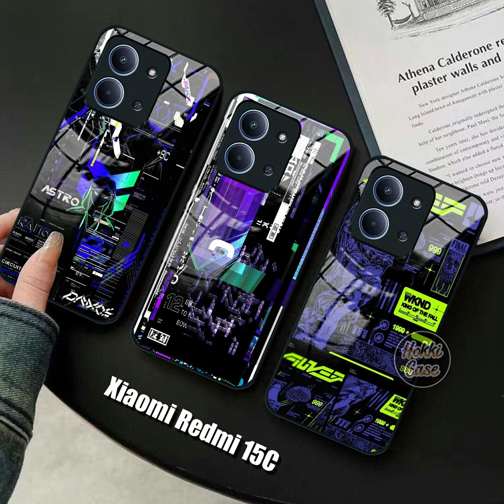 Case Redmi 15C - Softcase Glass Redmi 15C - Casing Hp Redmi 15C - Silikon For Redmi 15C - Kesing Red