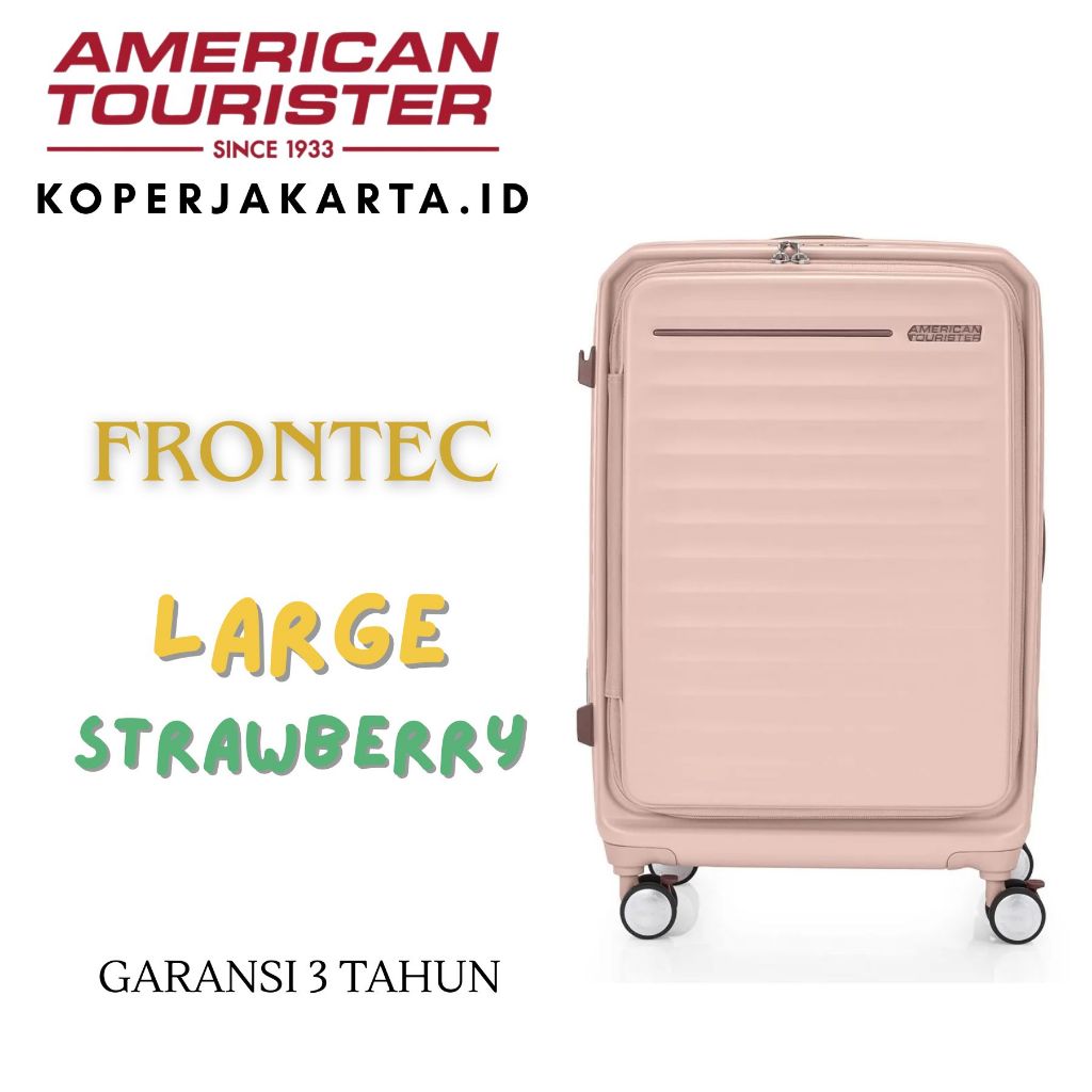 Koper American Tourister Frontec Koper Large 28 Inch strawberry