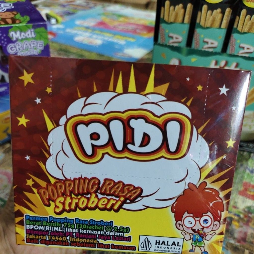 

PIDI POPPING PERMEN PLETAK PLETOK