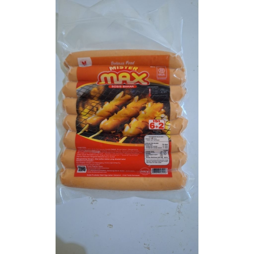 

SOSIS BAKAR MISTER MAX ISI 8 500gram