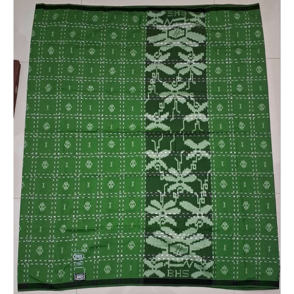 Sarung BHS Full Sutra GGL Hijau Sekend Like New
