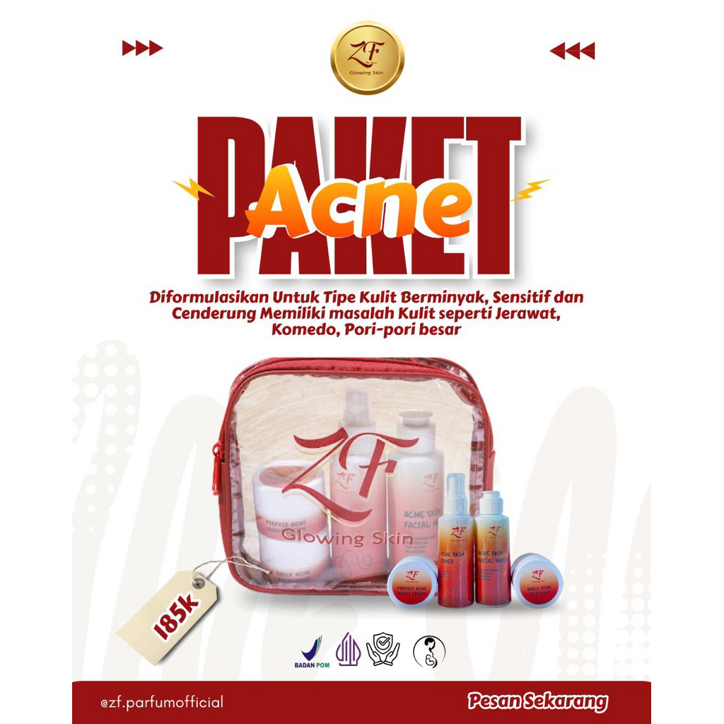 zf skincare acne series