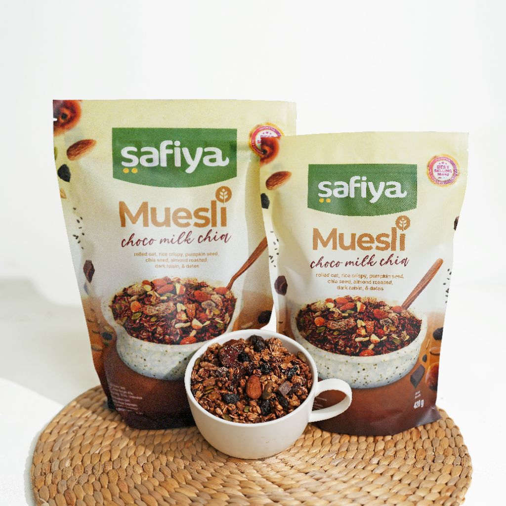 

Safiya Muesli Choco Milk Chia 420 Gr/ 840 Gr