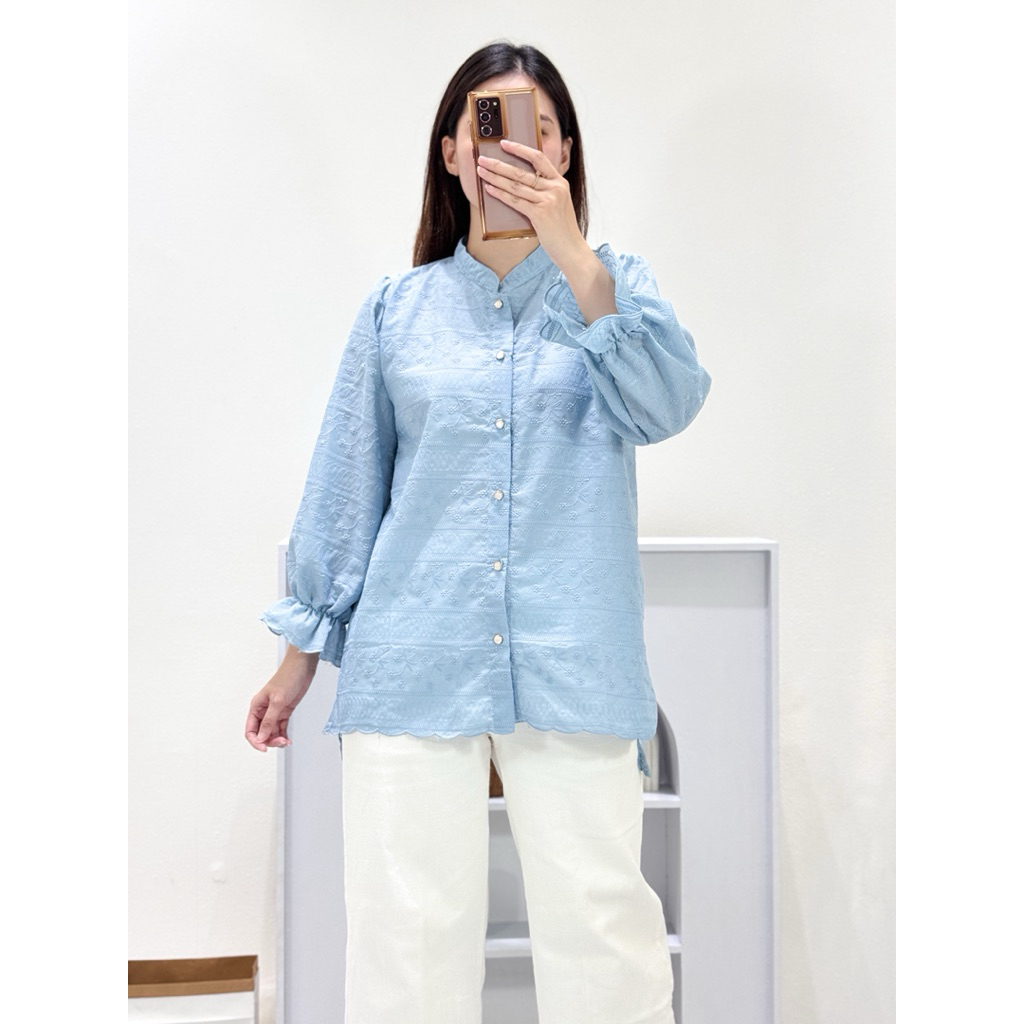 blouse katun bordir import