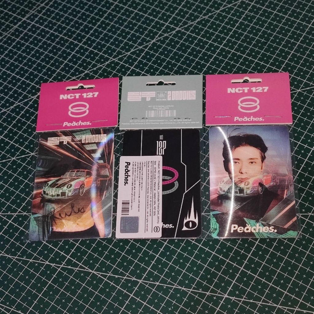 PC Lenticulard Card 2Baddies NCT127 X Peaches Photocard Lenti JOHNNY JAEHYUN